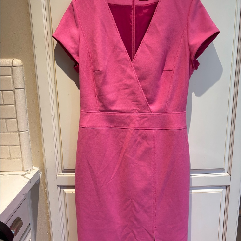 Hugo Pink Dress Size 6 Hugo Boss Kestini fully lined